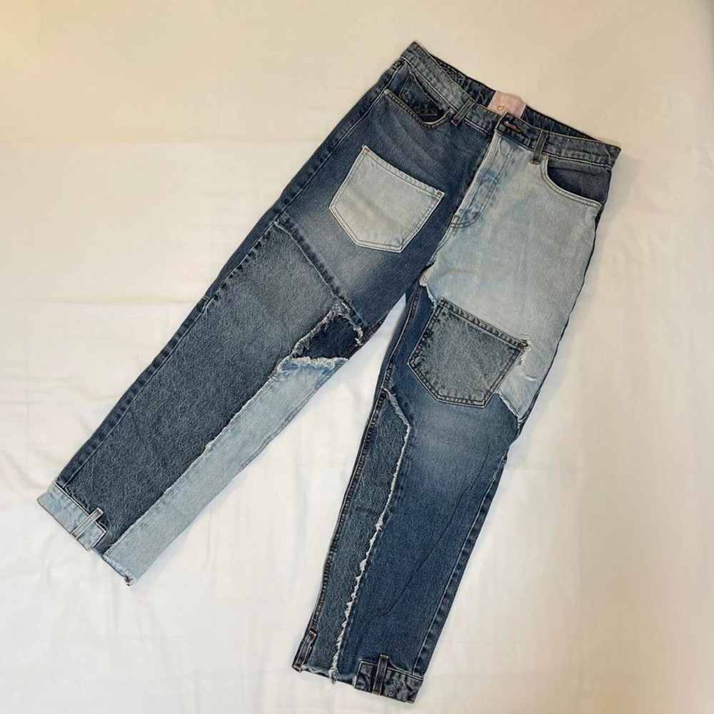 REVICE DENIM PATCHWORK JEANS